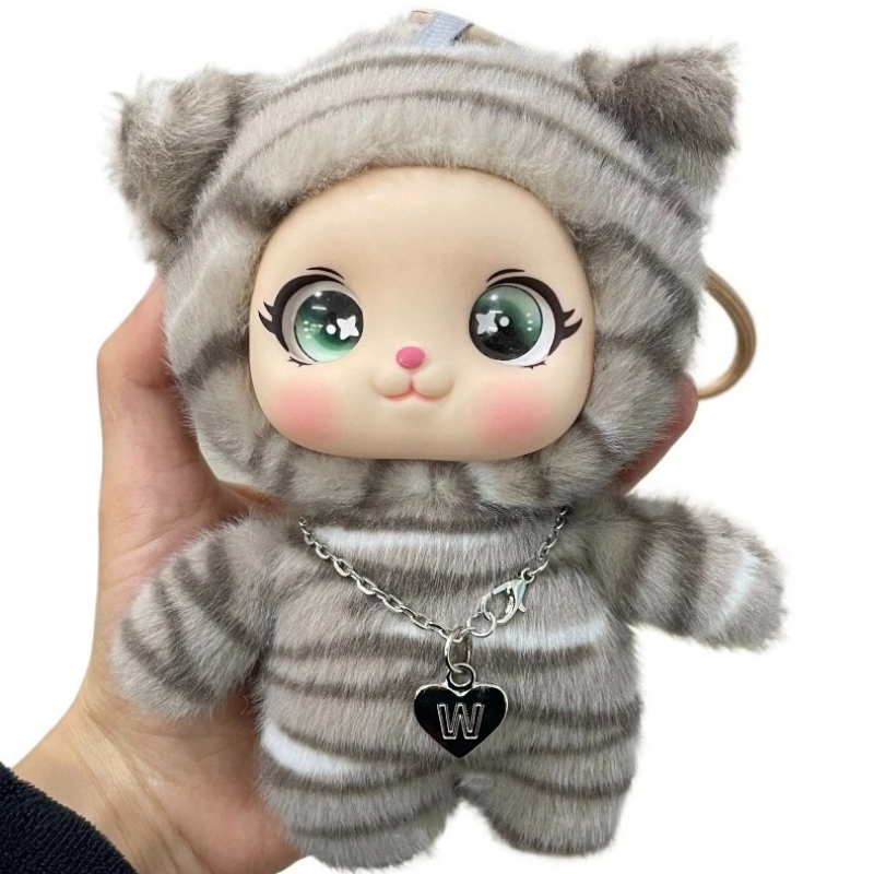 Home Decor Cat - New Cute Kitty Vinyl Face Plush