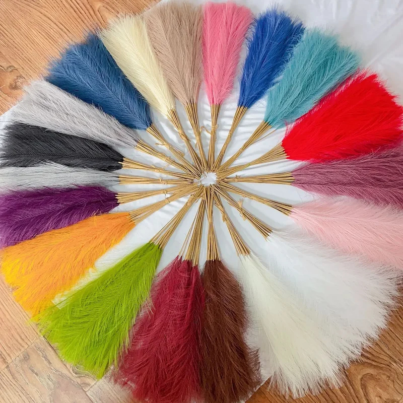 Pampas Grass Decor - 5/10pcs Fluffy Pampas Grass Boho Decor