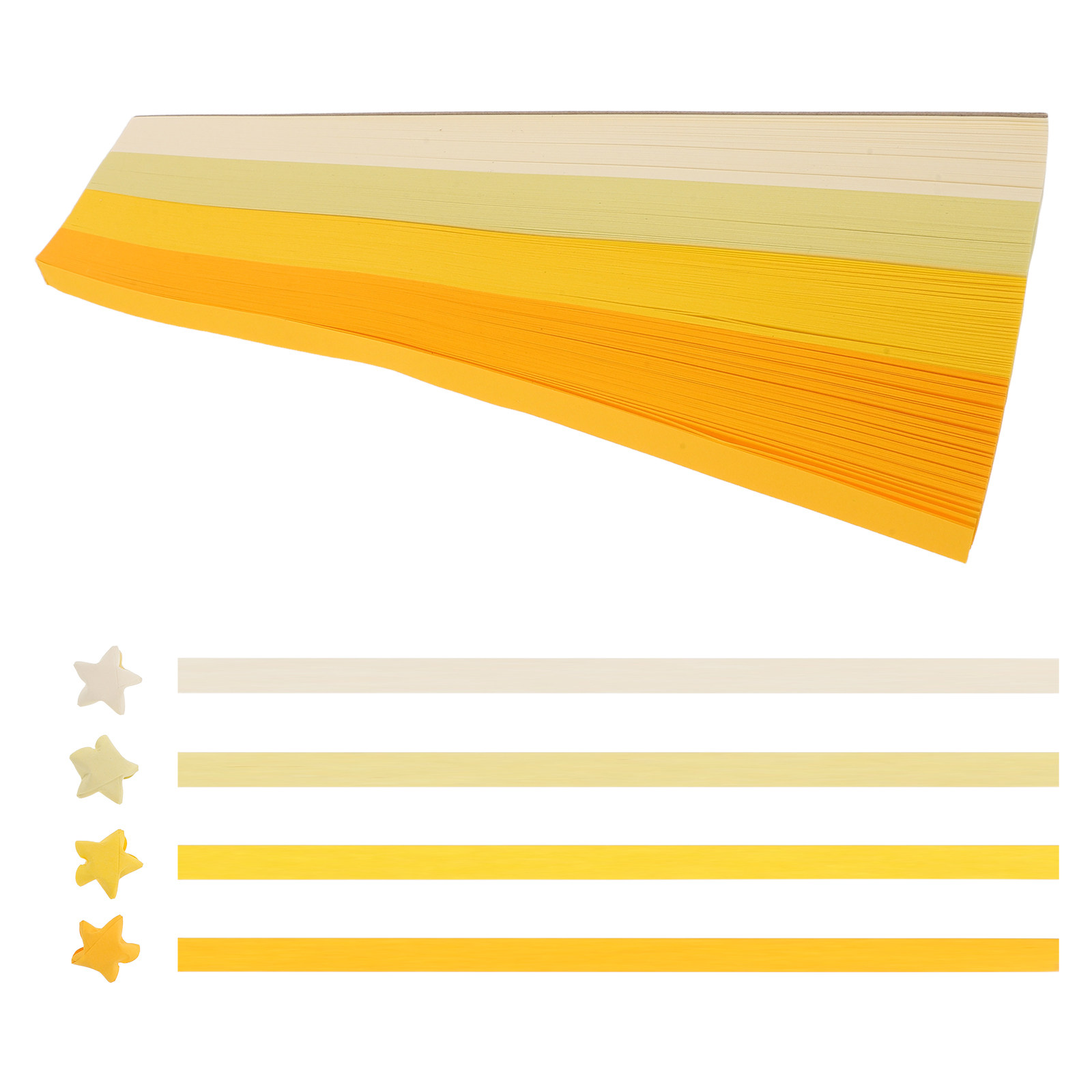 Home Decor Yellow - 5400Pcs Yellow Gradient Double Sided Origami