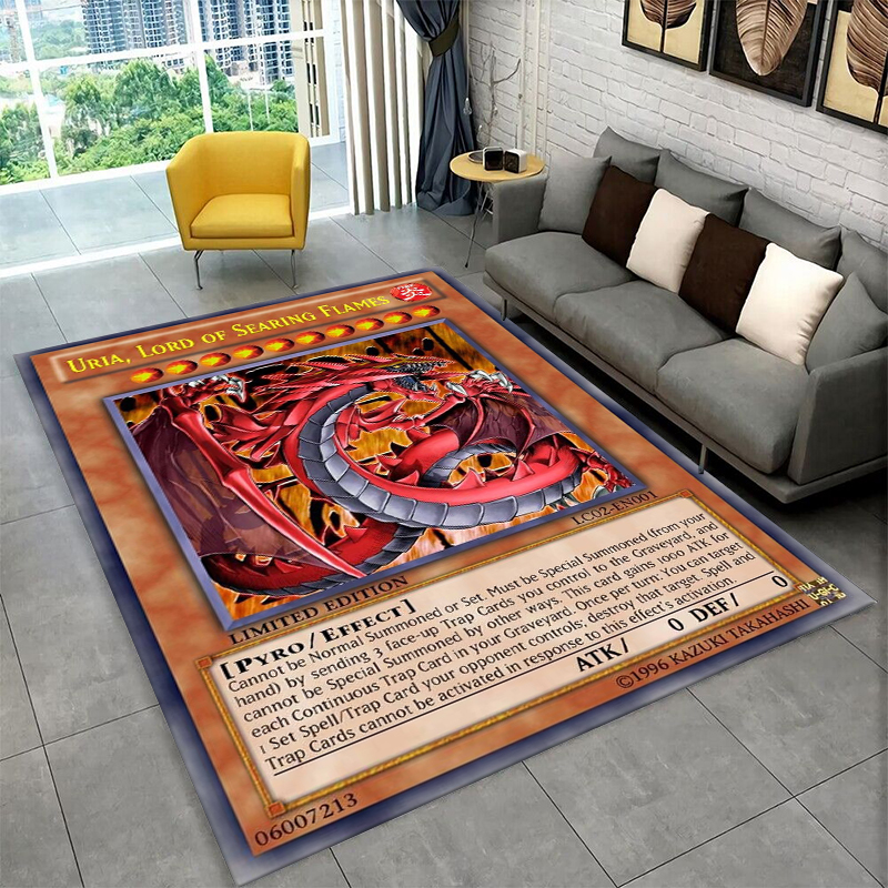 Home Decor Games Online Free - Yu-Gi-Oh Monster Card Cartoon Anime Carpet