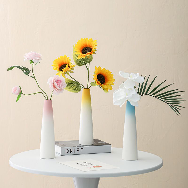 Pampas Grass Decor - Nordic Style Ceramic Vase Modern Decorative