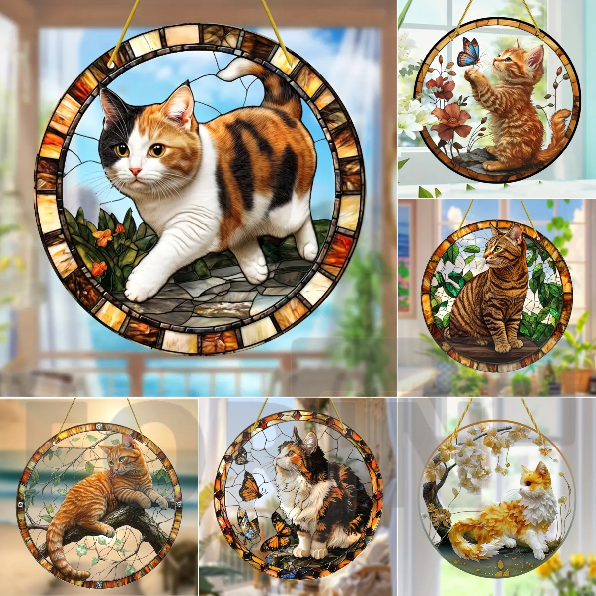 Home Decor Cat - Lively and Lovely Pet Cat Stained