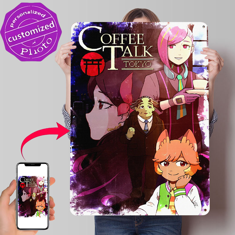 Home Decor Tokyo - Coffee Talk Tokyo Game Poster Vintage