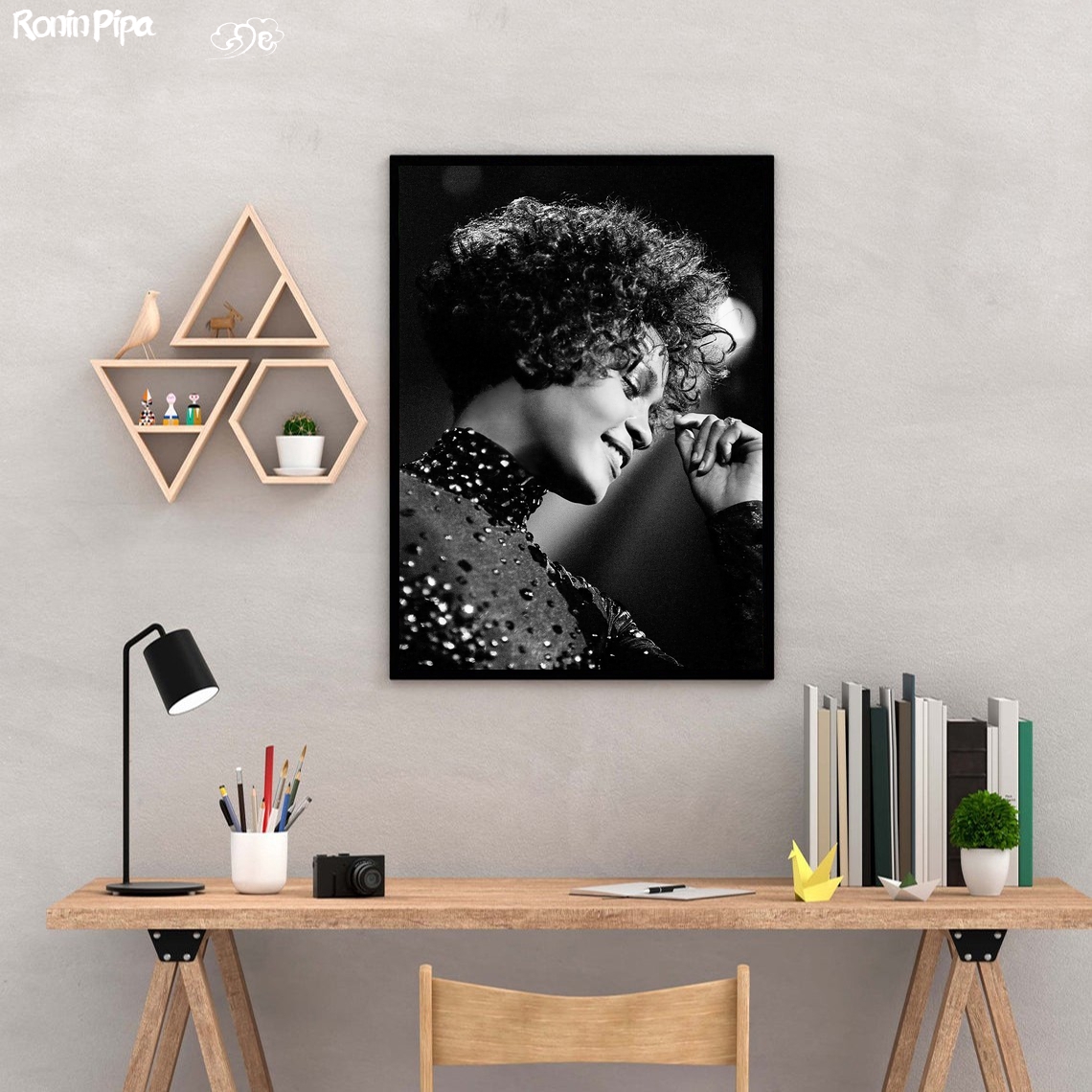 Home Decor Houston - Whitney Houston Music Poster Art Print