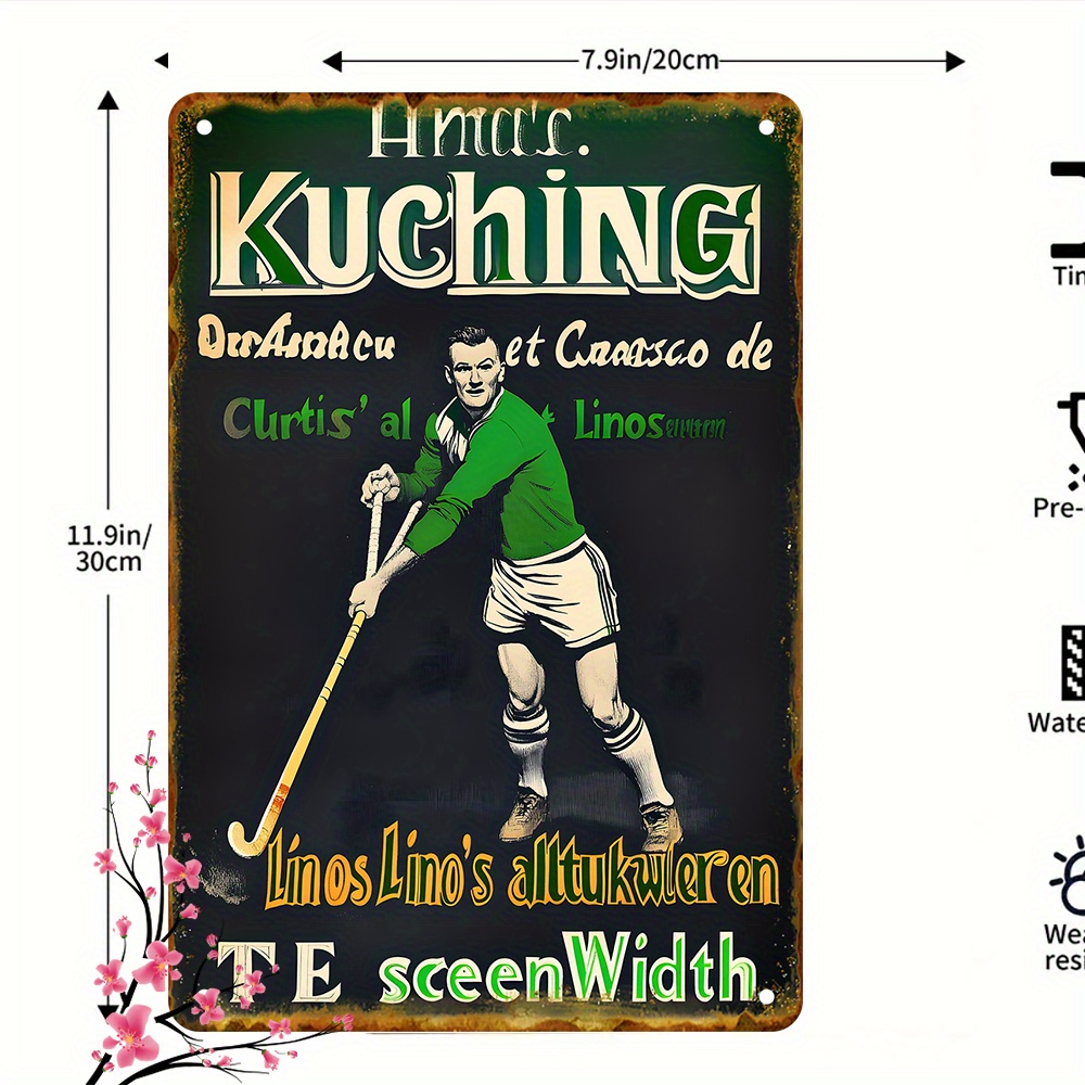 Home Decor Kuching - Vintage Metal Wall Art Sign -