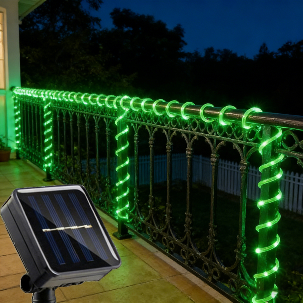 Rope Light Decoration - Solar Rope Lights Outdoor Blue LED