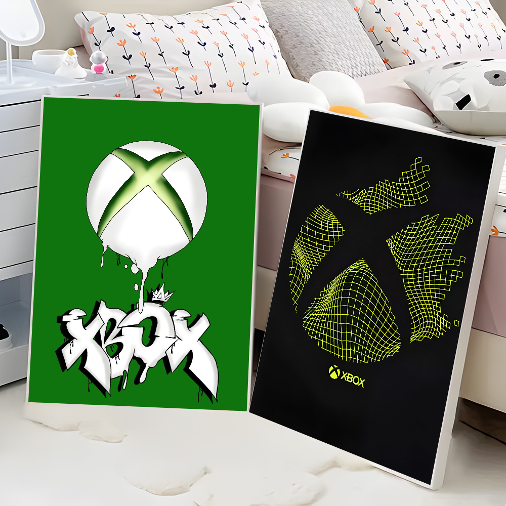 Home Decor Xbox Games - X-Xbox Game Poster Canvas Art Modern