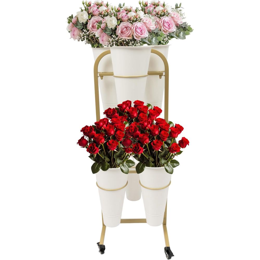 2-Tier Lower Display Stand wit – Home Decor On Wheels Bewertung und Preis