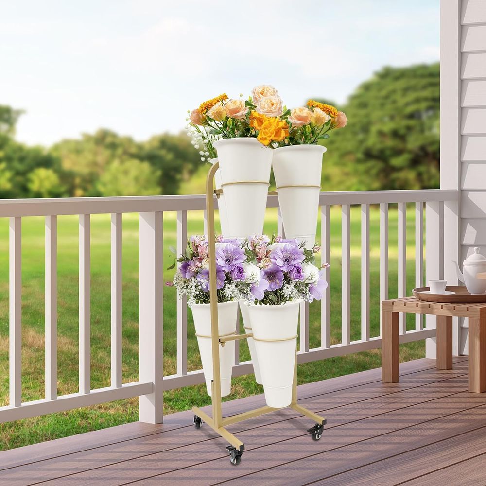2-Tier Lower Display Stand wit – Home Decor On Wheels Bewertung und Preis