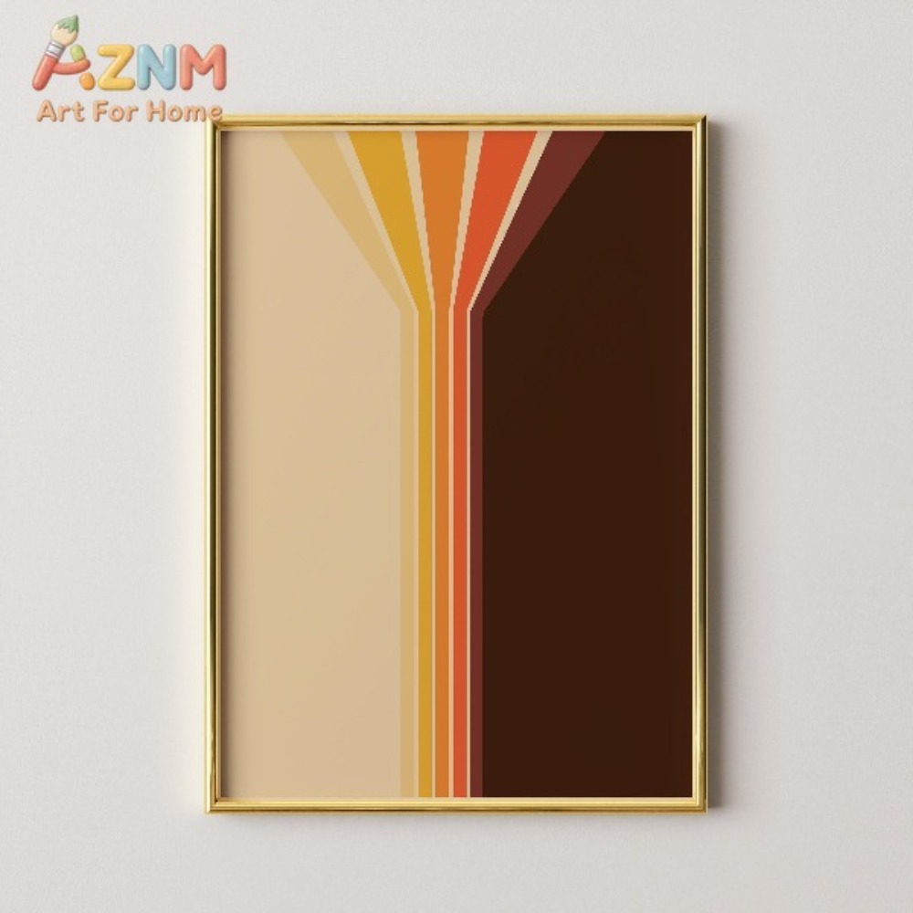 1pc 70's Design Vintage Abstra – Home Decor Hippie Bewertung und Preis