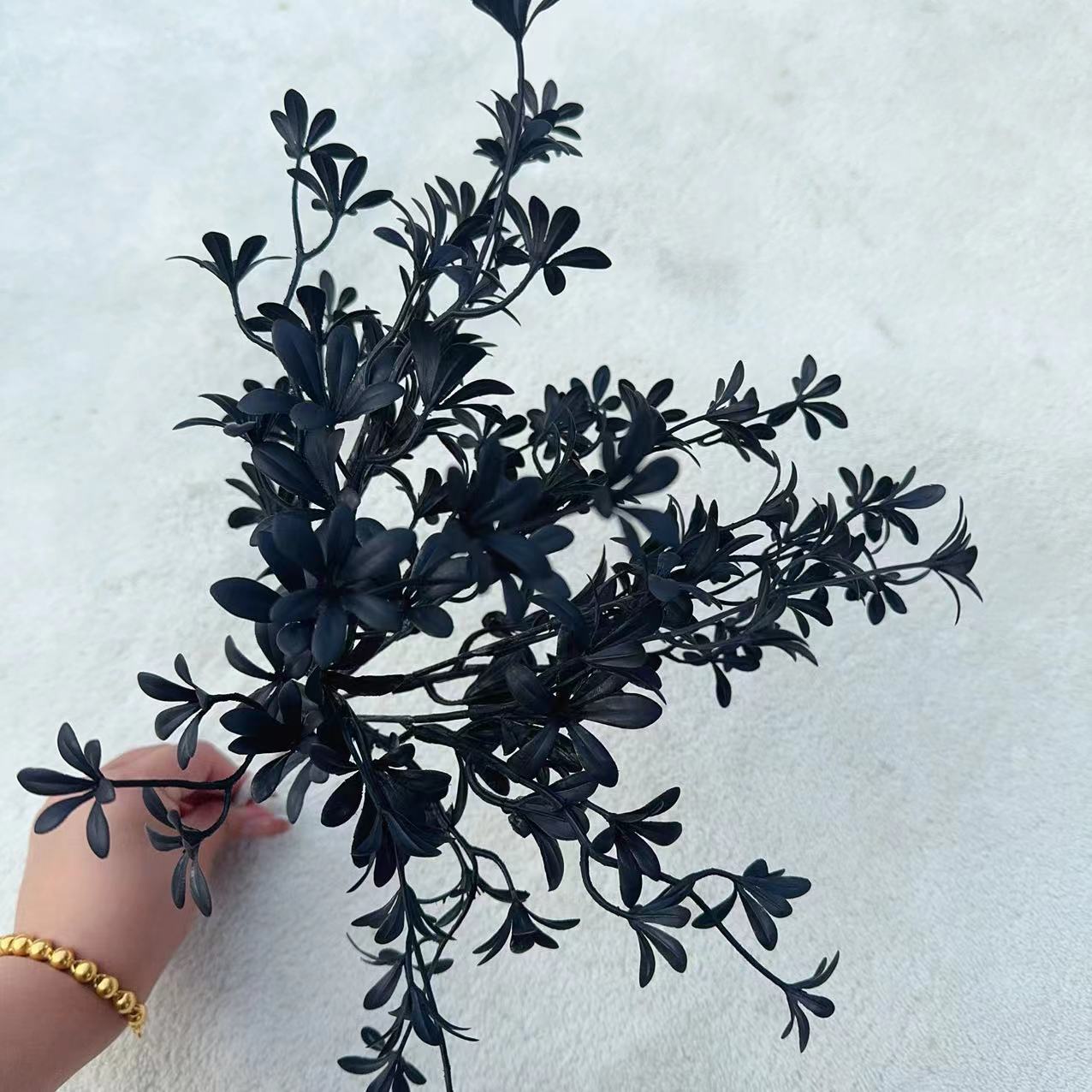 Black Halloween Artificial Flo – Home Decor Event Bewertung und Preis