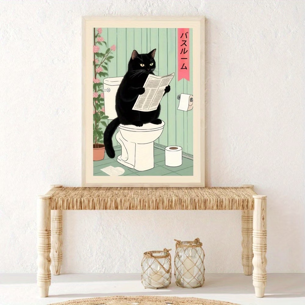 Modern,Retro Interesting Toile – Home Decor Cat Bewertung und Preis