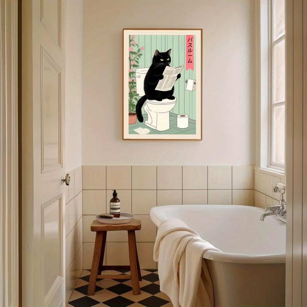 Modern,Retro Interesting Toile – Home Decor Cat Bewertung und Preis