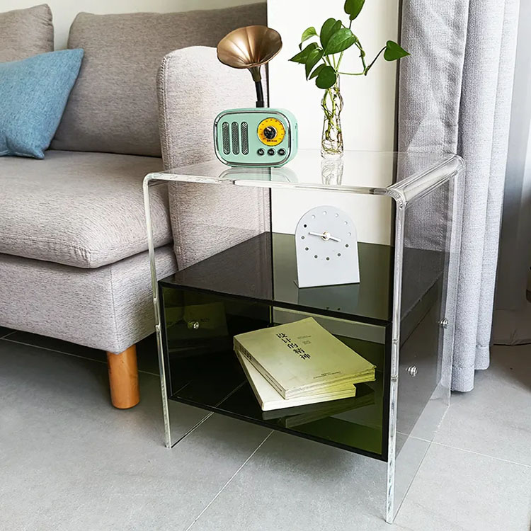 ！@Clear Acrylic Bedside Table  – Home Decor On Wheels Bewertung und Preis