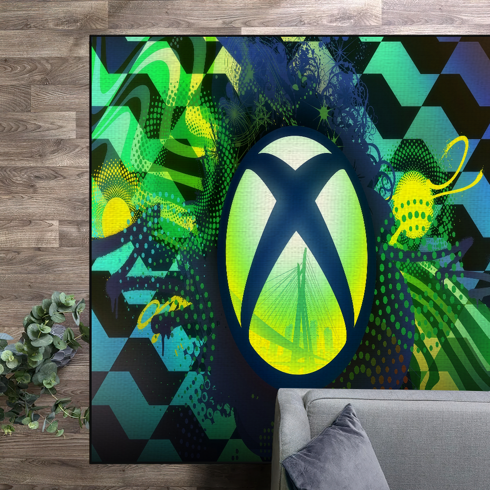 Logo Game X-Xbox Small Carpet  – Home Decor Xbox Games Bewertung und Preis