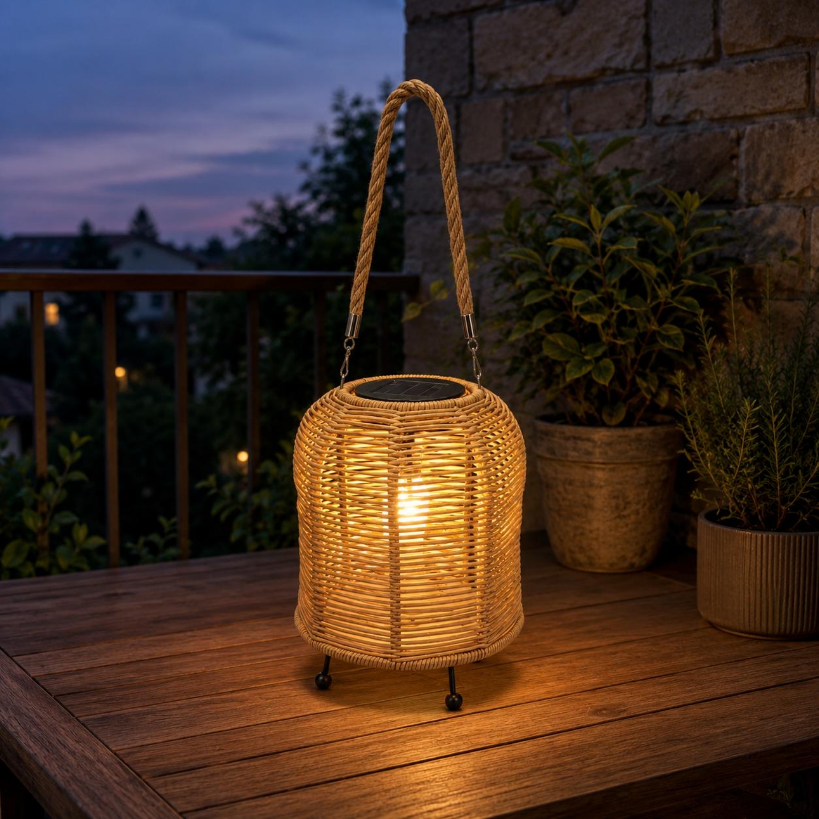 Handwoven Solar Lantern Braide – Rope Light Decoration Bewertung und Preis