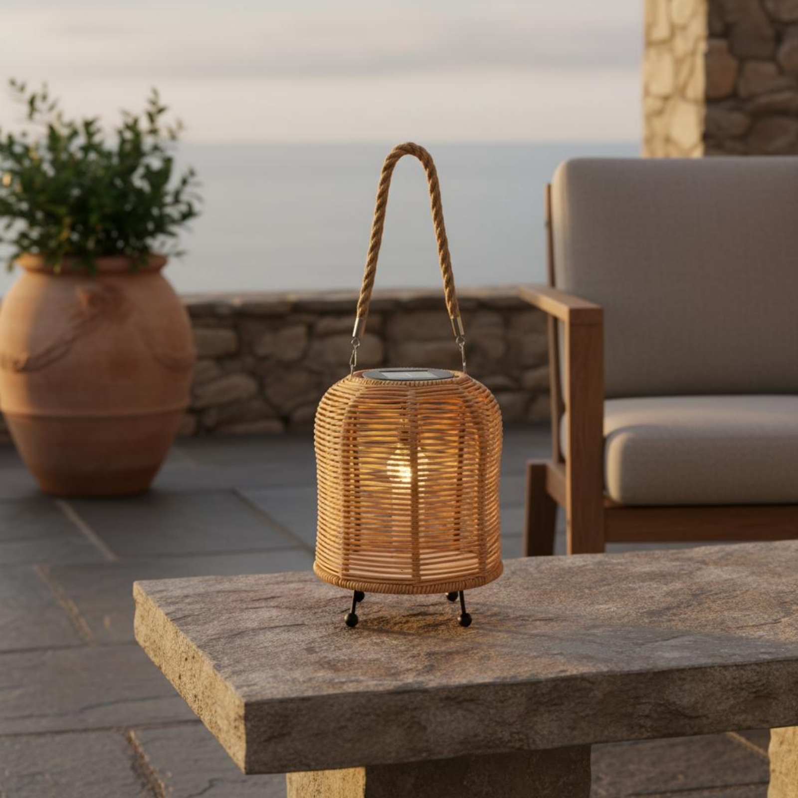 Handwoven Solar Lantern Braide – Rope Light Decoration Bewertung und Preis