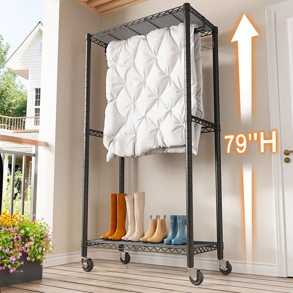 Heavy Duty Adjustable Metal Cl – Home Decor On Wheels Bewertung und Preis