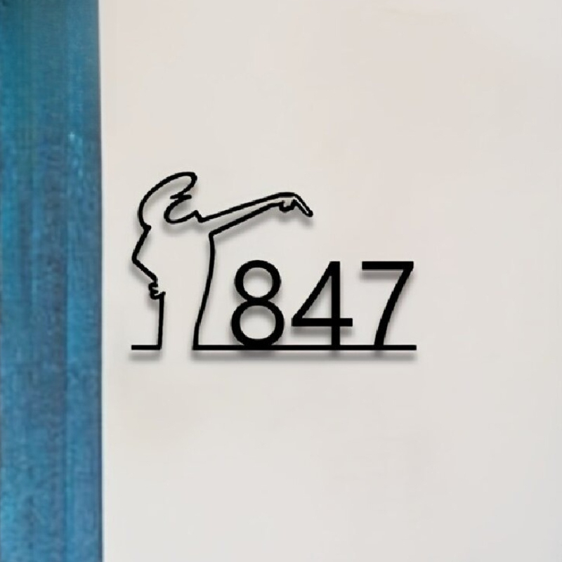 Custom House Number Plate, Boh – Home Decor Nearby Bewertung und Preis