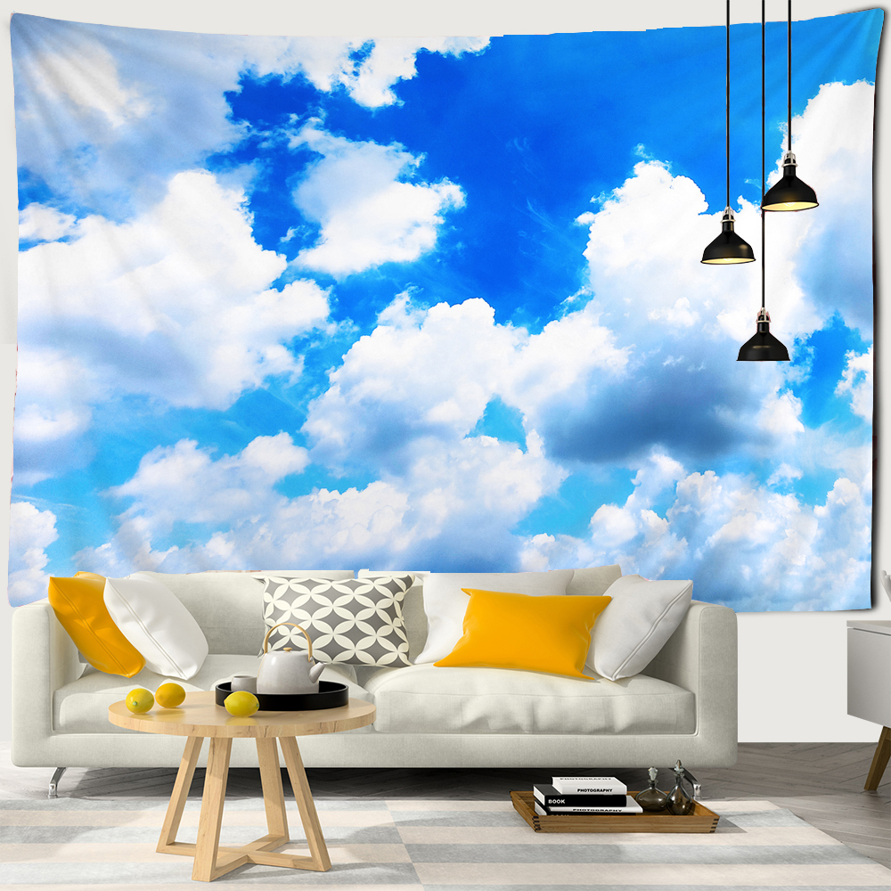 Beautiful blue sky white cloud – Home Decor Hippie Bewertung und Preis