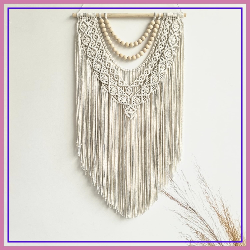 Boho Geometric Macrame Wall Ha – Geometric Wall Art Bewertung und Preis