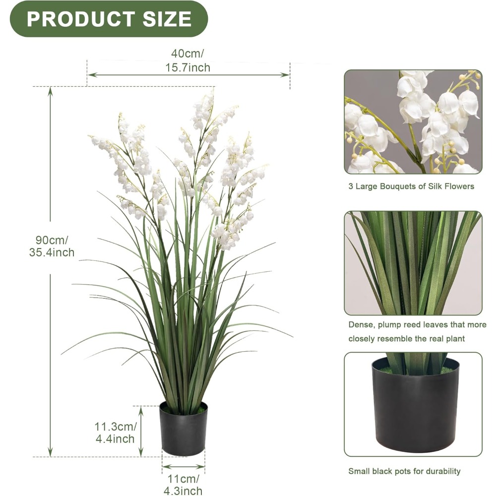 Home Decor Fake Flowers Artifi – Pampas Grass Decor Bewertung und Preis