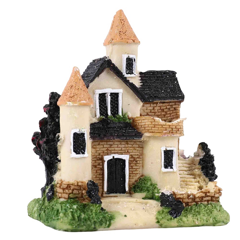 Cute Mini Resin House Miniatur – Home Decor Garden Bewertung und Preis