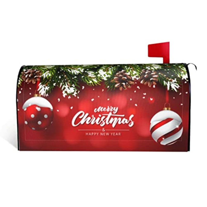 Christmas Mailbox Covers Ball  – Home Decor Garden Bewertung und Preis