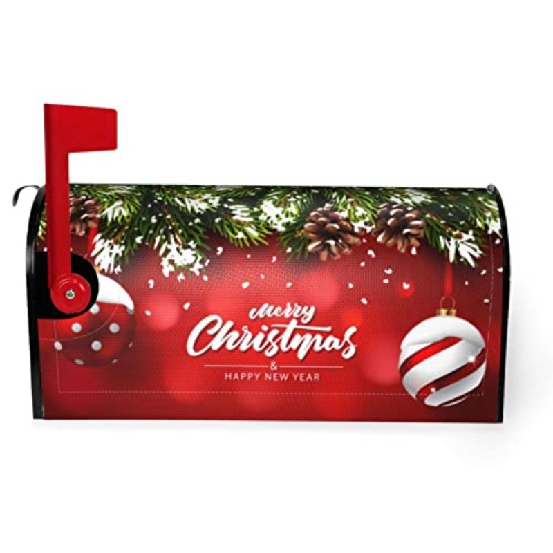 Christmas Mailbox Covers Ball  – Home Decor Garden Bewertung und Preis