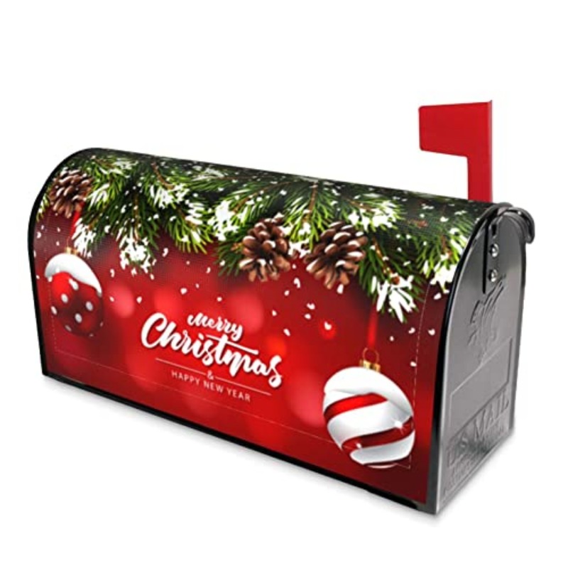Christmas Mailbox Covers Ball  – Home Decor Garden Bewertung und Preis