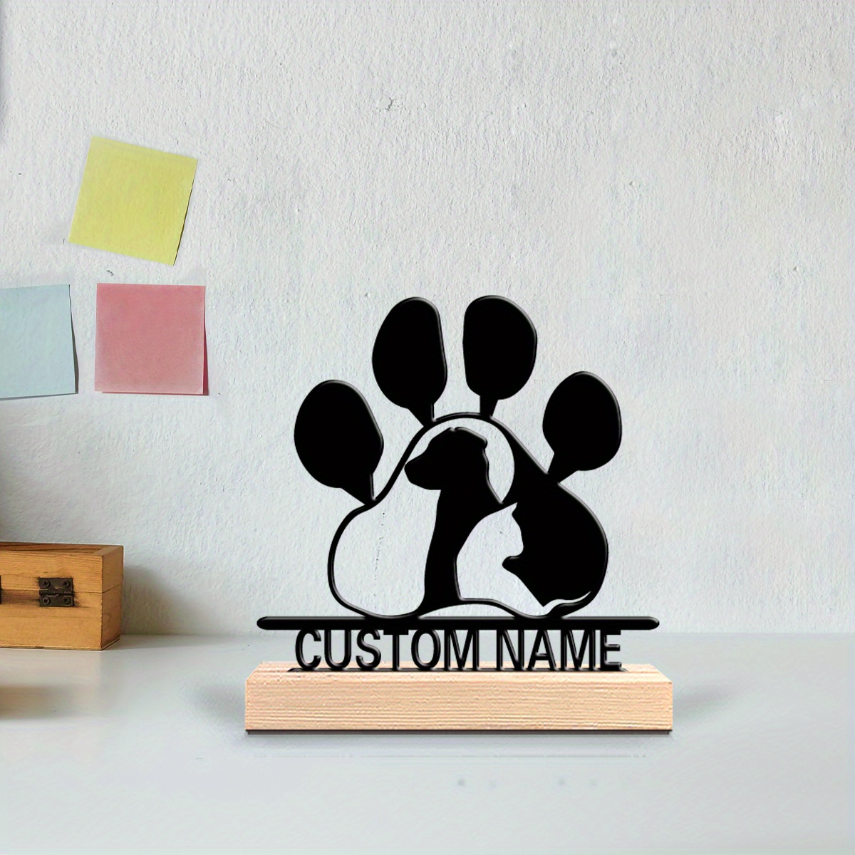 Custom Pet Paw Metal Art Sign  – Home Decor Cat Bewertung und Preis