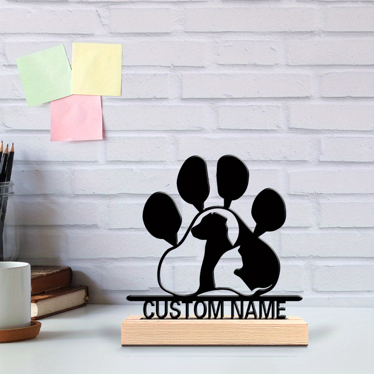 Custom Pet Paw Metal Art Sign  – Home Decor Cat Bewertung und Preis