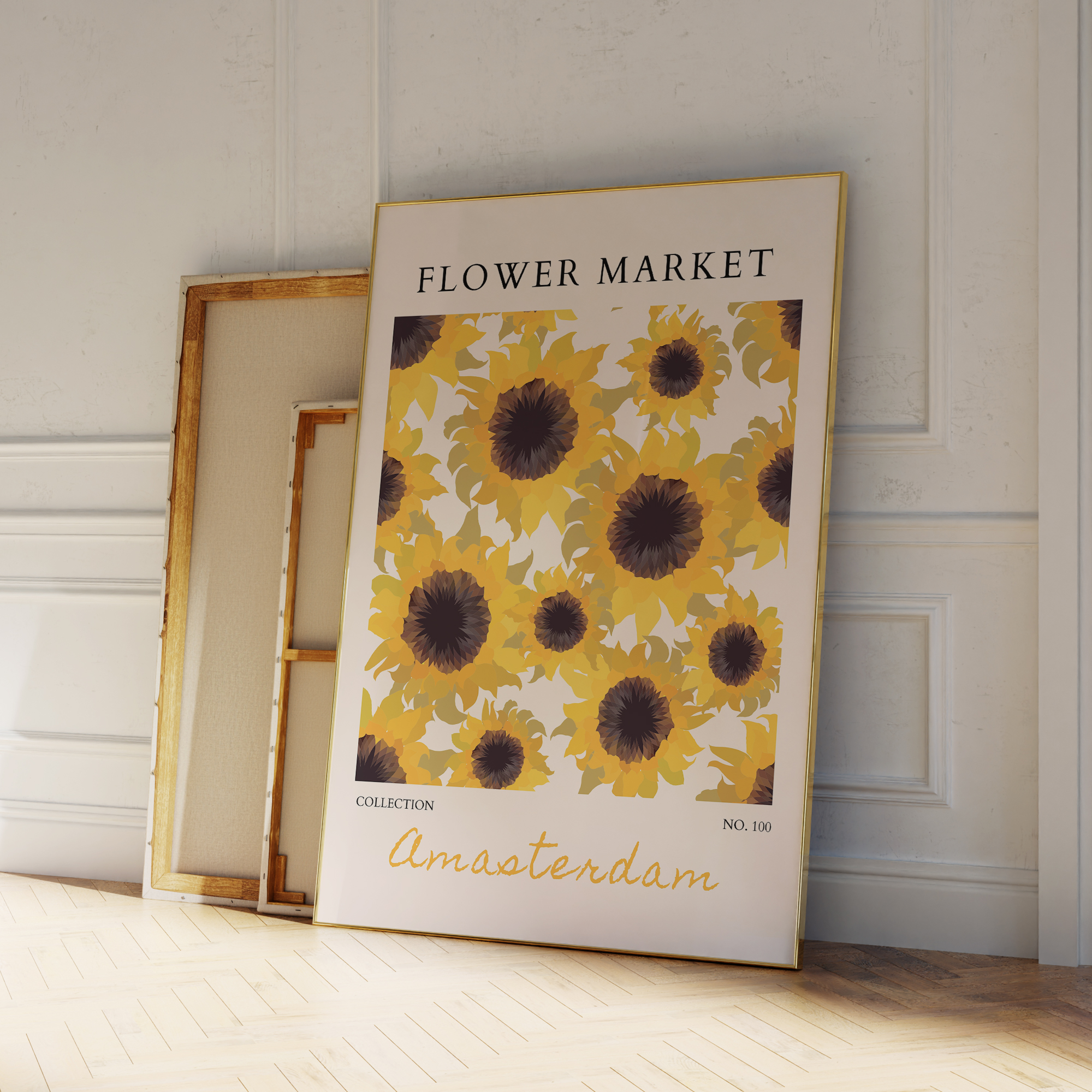 Modern Yellow Flowers Flower M – Home Decor Yellow Bewertung und Preis