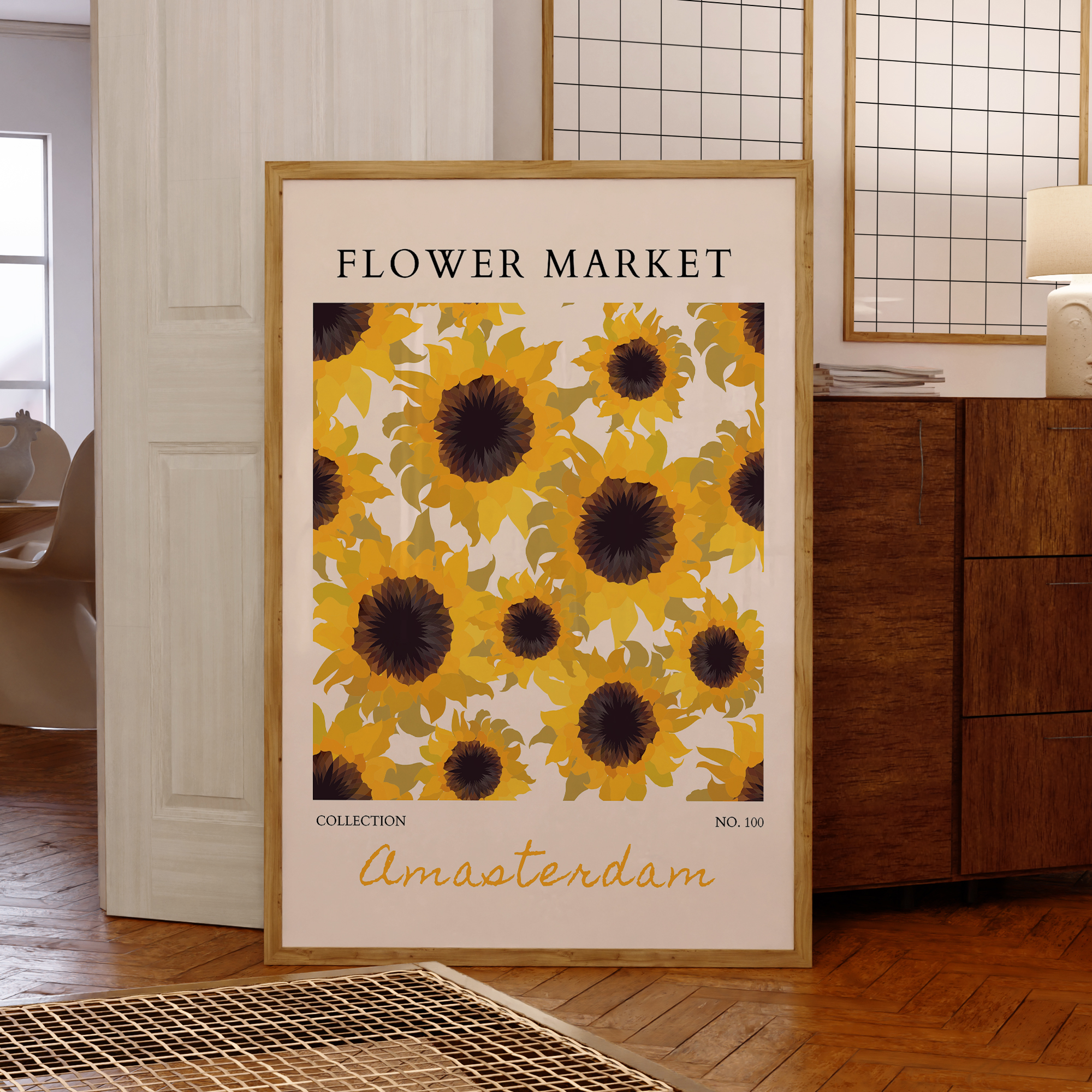 Modern Yellow Flowers Flower M – Home Decor Yellow Bewertung und Preis