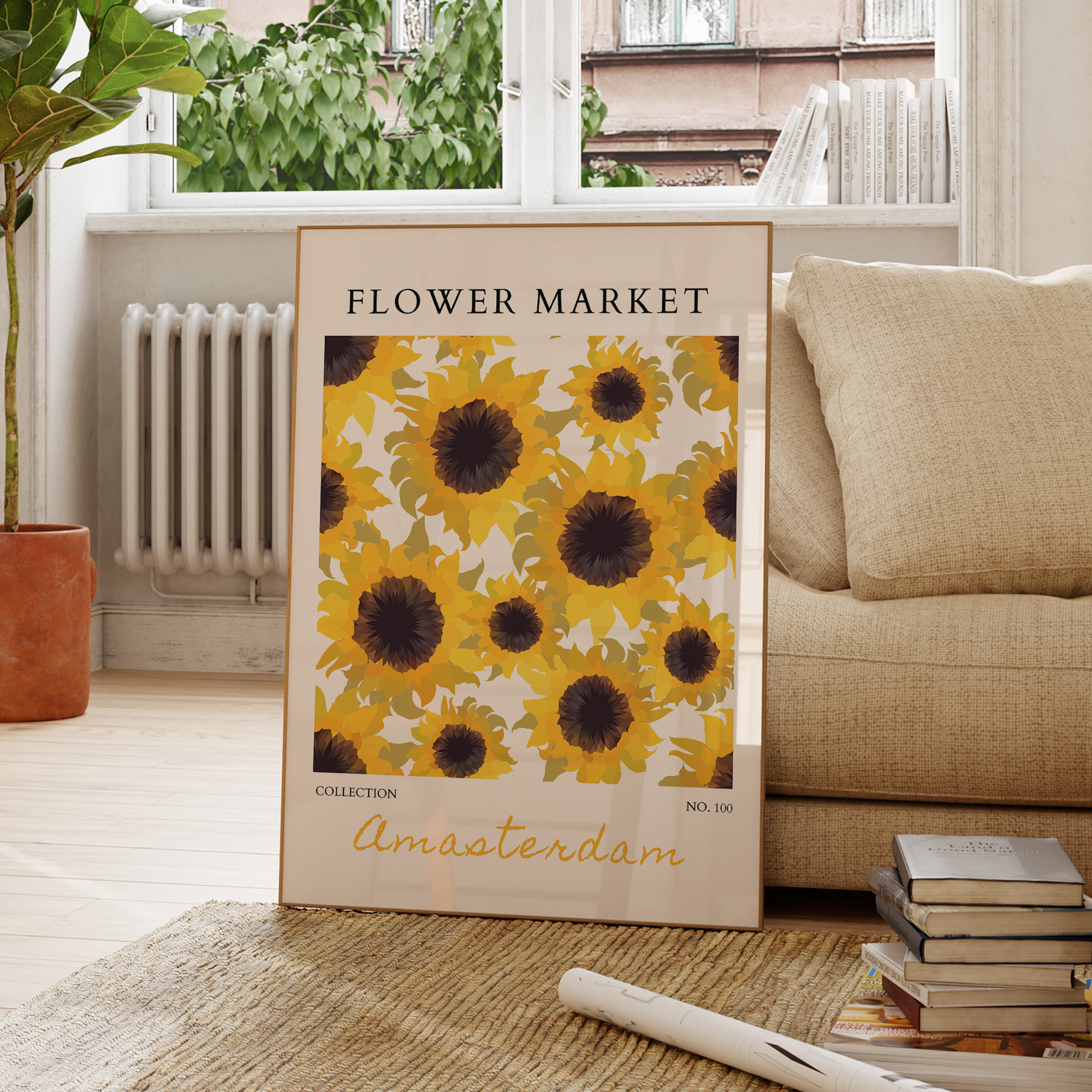 Modern Yellow Flowers Flower M – Home Decor Yellow Bewertung und Preis