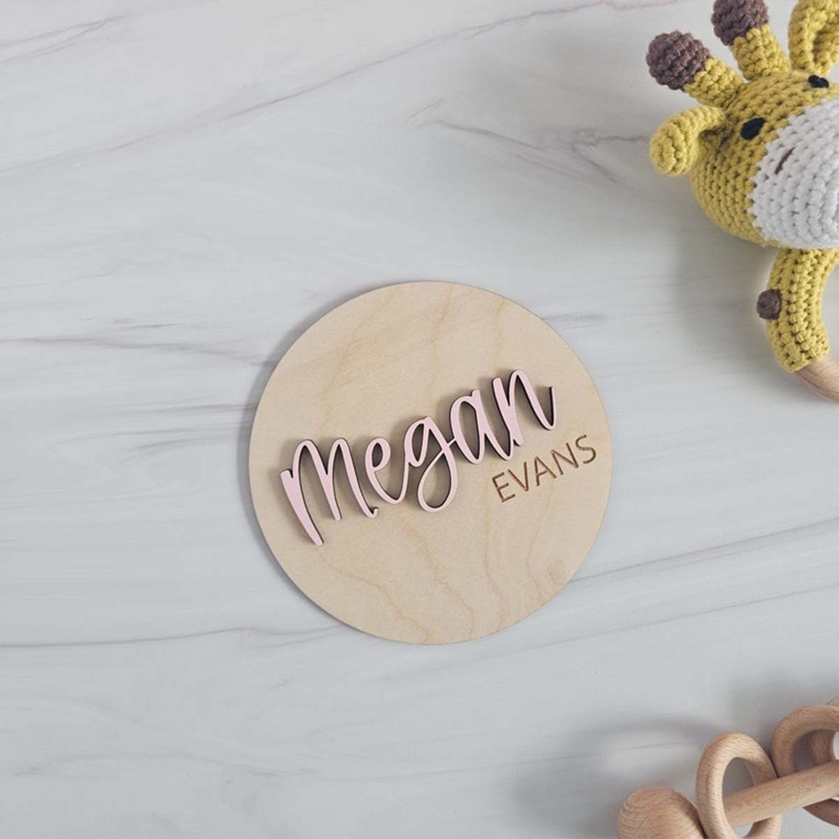 1Pc Custom Wooden Name Plate f – Home Decor Diy Bewertung und Preis