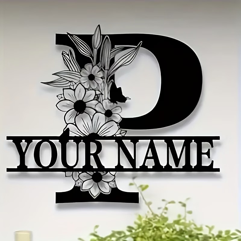 Custom Surname Metal Sign, Cou – Home Decor Garden Bewertung und Preis