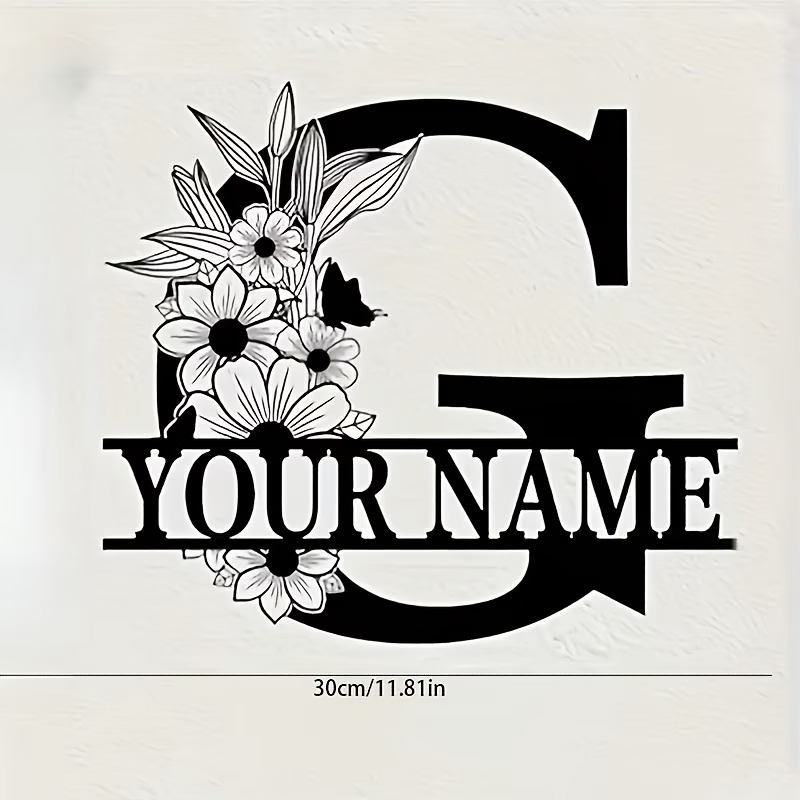 Custom Surname Metal Sign, Cou – Home Decor Garden Bewertung und Preis