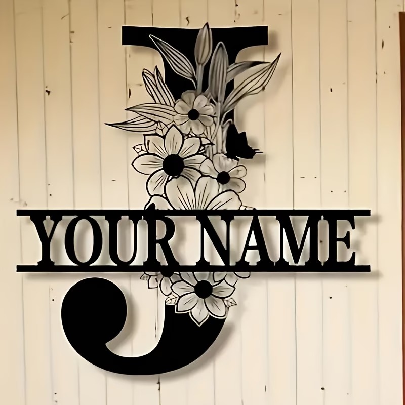 Custom Surname Metal Sign, Cou – Home Decor Garden Bewertung und Preis