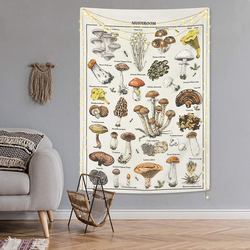 Psychedelic Mushroom Tapestry  – Home Decor Hippie Bewertung und Preis