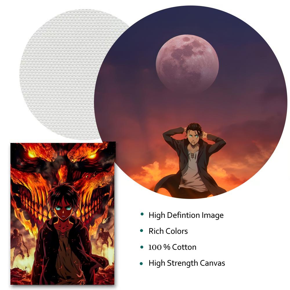 Anime A-Attack On Titan Eren Y – Geometric Wall Art Bewertung und Preis