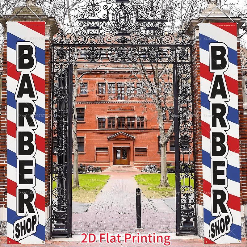 2D Barber Shop Logo Door Banne – Home Decor Nearby Bewertung und Preis