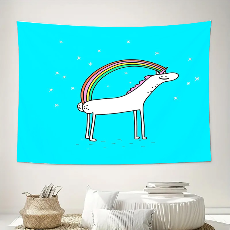Cute Unicorn Tapestry Wall Han – Home Decor Hippie Bewertung und Preis