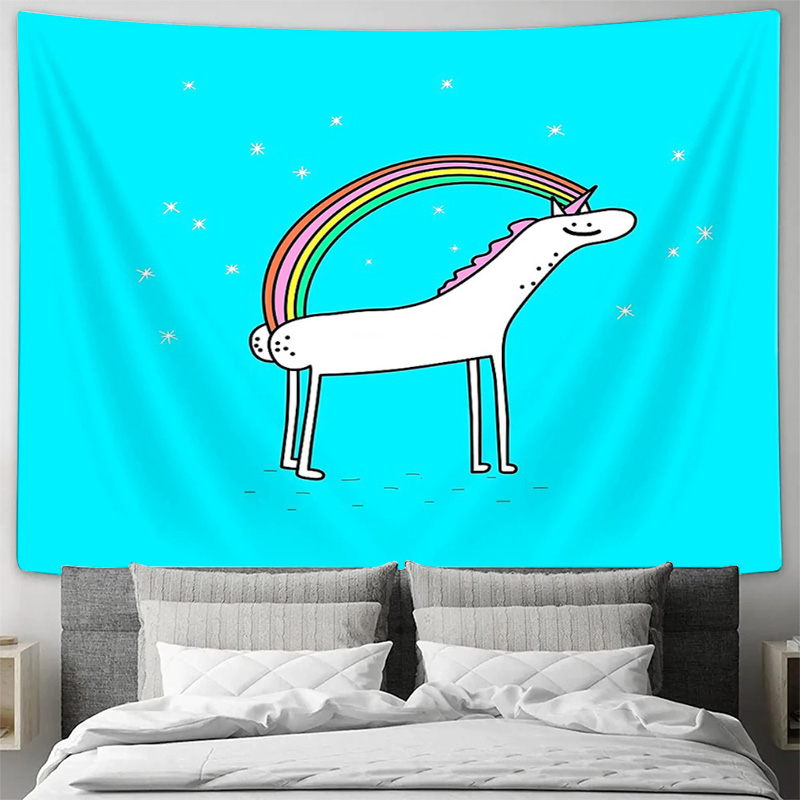 Cute Unicorn Tapestry Wall Han – Home Decor Hippie Bewertung und Preis
