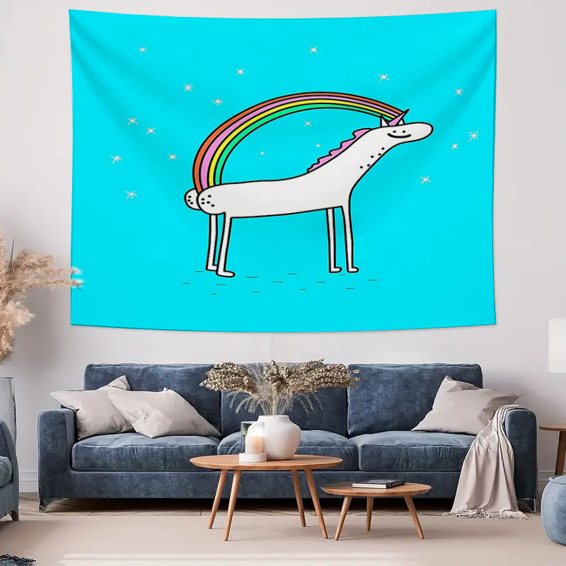 Cute Unicorn Tapestry Wall Han – Home Decor Hippie Bewertung und Preis