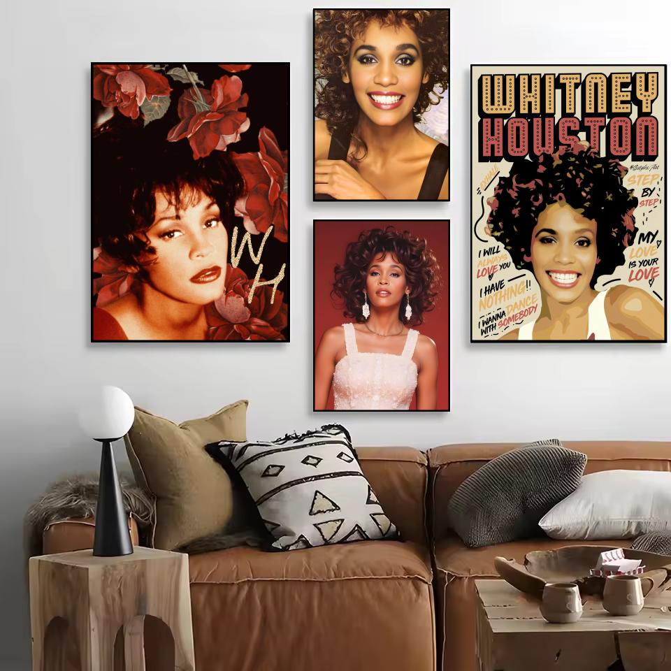 W-Whitney Houston Poster HD Se – Home Decor Houston Bewertung und Preis