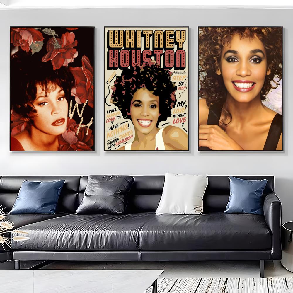 W-Whitney Houston Poster HD Se – Home Decor Houston Bewertung und Preis