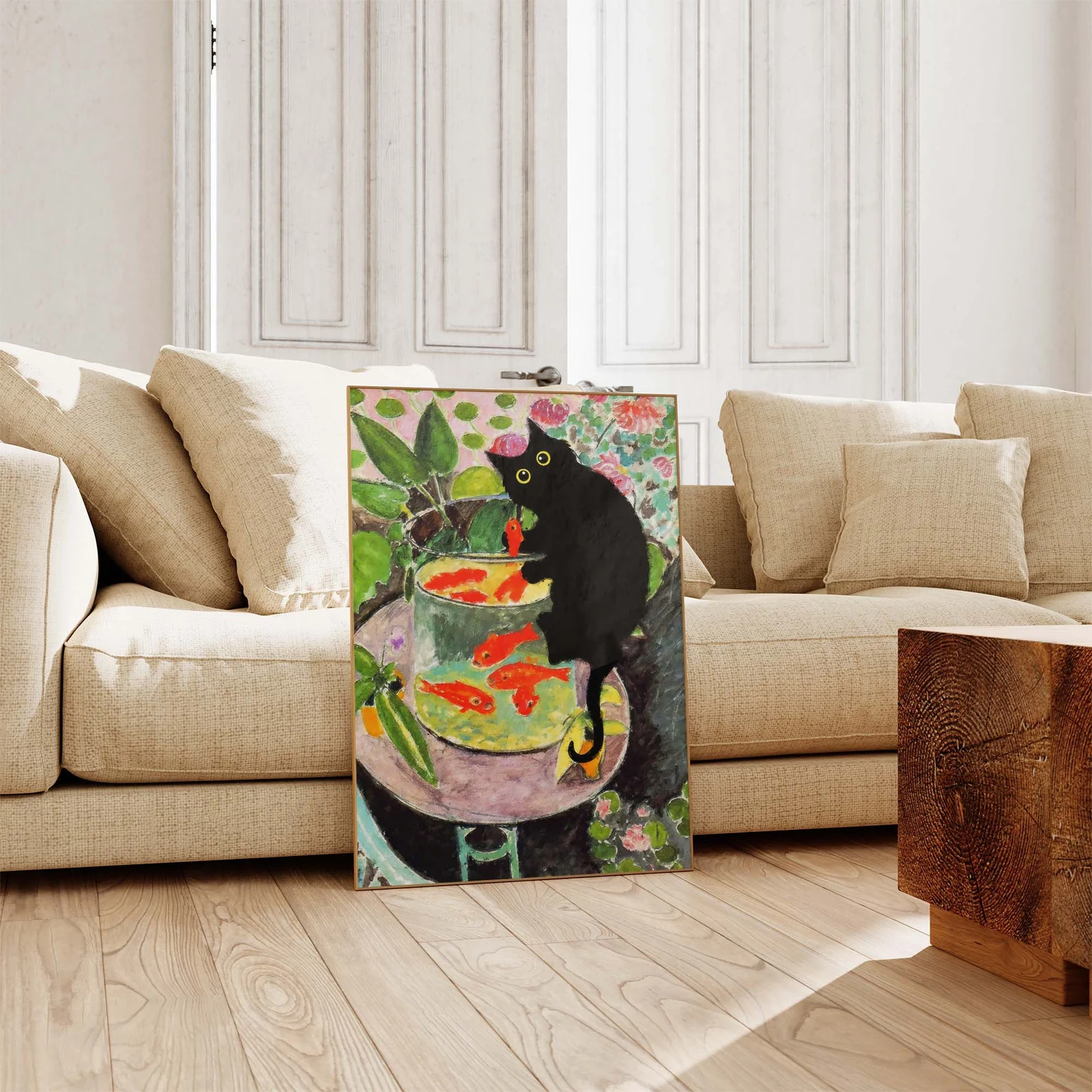 Matisse Goldfish With Cat Post – Home Decor Cat Bewertung und Preis
