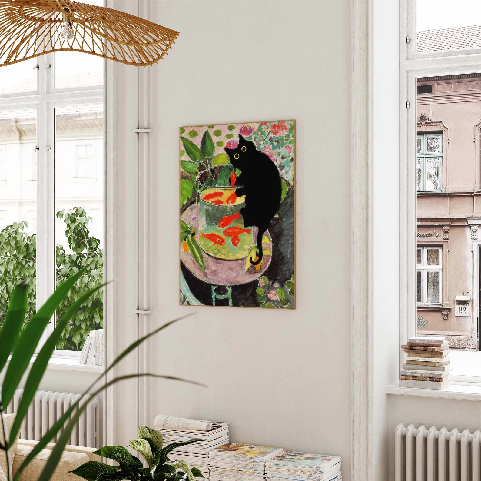 Matisse Goldfish With Cat Post – Home Decor Cat Bewertung und Preis