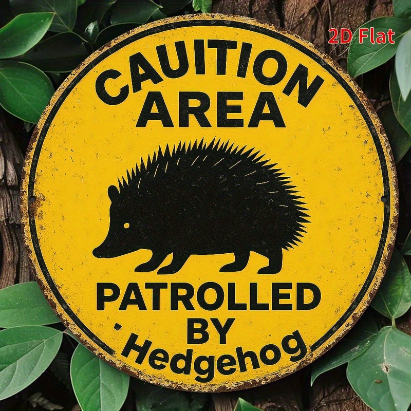 Vintage Rustic Hedgehog Patrol – Home Decor Yellow Bewertung und Preis